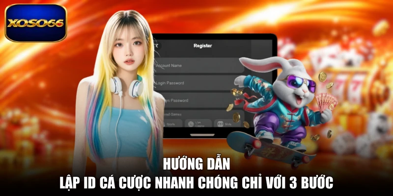 Hướng dẫn lập ID cá cược nhanh chóng chỉ với 3 bước